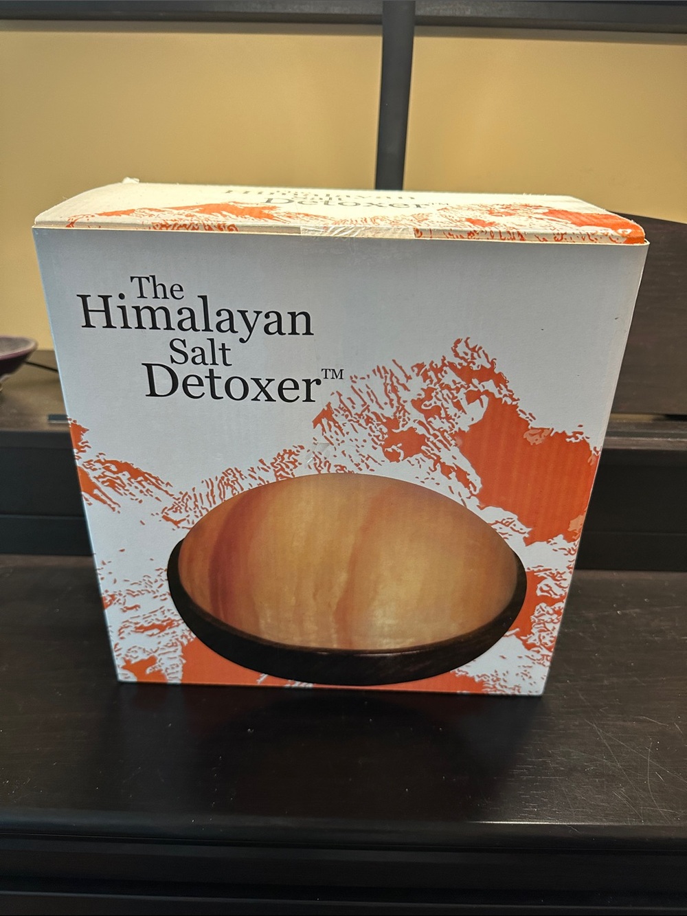 The Himalayan Salt Detoxer Bowl - Natural Pink/Orange Salt